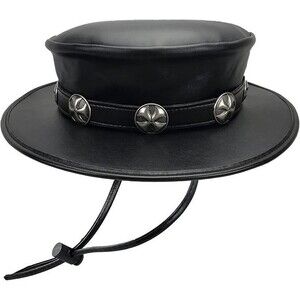 Plague Doctor Hat w Metal Cross Band Absolute Vibe Halloween Steampunk Medium